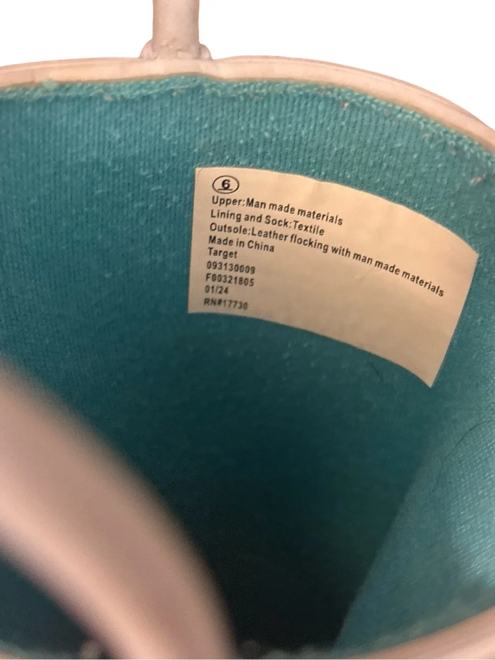 Cat & Jack Pastel Blue & Aqua Surf Van Camoer Kids Rain Boots Toddler Size 6